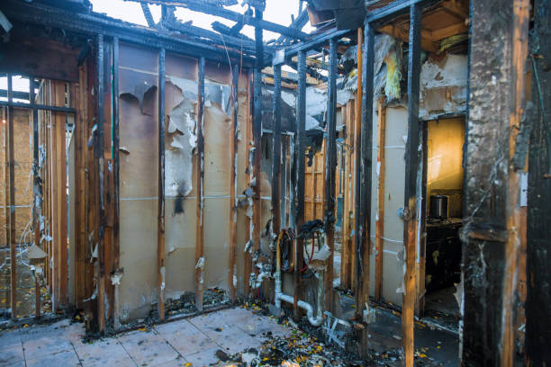 Professional Smoke Damage Restoration technician working in Princeton, FL